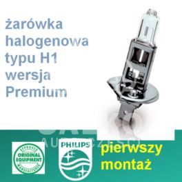 żarówka H1 55W 12V PREMIUM +30% - oryginał holenderski Philips