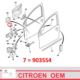 zawias drzwi Citroen C1/ Peugeot 107 lewy - górny (oryginał Citroen)