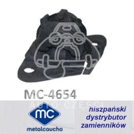 wieszak tłumika Citroen C2/ C3 lewy tył - zamiennik hiszpański Metalcaucho