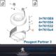 śruba podnoszenia koła zapasowego Citroen Jumpy III, Peugeot Expert 3 (oryginał Peugeot)