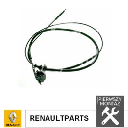 linka otwierania maski Renault LAGUNA II 2001- (+mechanizm) - oryginał Renault