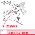 czujnik położenia pedału sprzęgła Citroen/ Peugeot typu potencjometr - oryginał CITROEN