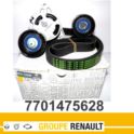 napinacz paska rowkowanego Renault 2,2dCi/2,5dCi +AC (KIT) - oryginał Renault