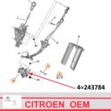 wspornik linek zmiany biegów Citroen C4 Picasso/ Peugeot Partner 3 - nowy oryginał Citroen