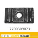 podkładka resora tył Renault Master II do 2010r na 1 pióro (130 mm) - nowy oryginał Renault 7700309073
