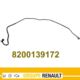 przewód paliwa Renault MEGANE rampa/przewód od zbiornika - oryginał Renault nr 8200139172