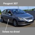 listwa drzwi Peugeot 307 lewa 3 drzwiowe czarna - nowa - oryginał Peugeot