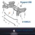 drążek ramy zawieszenia silnika Peugeot 2008/ 208 - nowy oryginał Peugeot