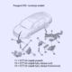 czujnik położenia pojazdu Citroen C5/ 508 przód lub tył (oryginał Citroen)