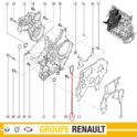uszczelka pokrywy rozrządu Renault Master II 3,0dCi prostokątna - oryginał Renault