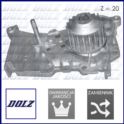 pompa wody Renault 1,6-16v K4M - hiszpański zamiennik Dolz