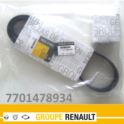 napinacz paska rowkowanego Renault 1,2/1,2-16V 2004- zestaw z paskiem 7PK1035 - oryginał Renault