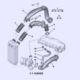 przewód powietrza Citroen, Peugeot 1,6 THP turbo/obudowa filtra (oryginał Peugeot)