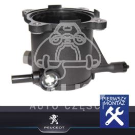 obudowa filtra paliwa Citroen, Peugeot 1,9D XUD 92- plast PURFLUX (oryginał Peugeot)