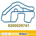 uszczelka obudowy termostatu Renault 1,4-16v 2005- guma - oryginał Renault