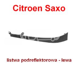 listwa podreflektorowa Citroen SAXO 10.1999- lewa - nowa w zamienniku