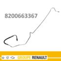 przewód hamulcowy Renault CLIO III tył prawy hybrydowy - nowy oryginał Renault nr 8200663367