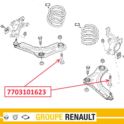 śruba wahacza Renault Megane III do końcowej tulejki - oryginał Renault