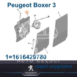 wlew paliwa Citroen Jumper III/ Peugeot Boxer 3 obudowa pod korek - nowy oryginał Peugeot
