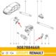 odbojnik klapy tył Renault CLIO III/ CLIO IV/ MEGANE III - oryginał Renault