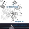 zestaw naprawczy klapki nadmuchu Peugeot 307 z klimatyzacją automatyczną - OE Peugeot