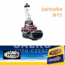 żarówka H11 55W 12V z oprawką - włoski Magneti Marelli