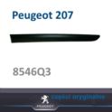 listwa drzwi Peugeot 207 lewy tył - czarna (oryginał Peugeot)
