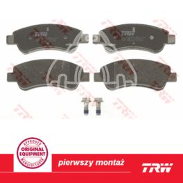 klocki hamulcowe Citroen, Peugeot 2000- system BOSCH (50,8mm) producent niemiecki TRW