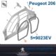 uszczelka drzwi Peugeot 206 HB 5 drzwi przednia lewa (oryginał Peugeot)