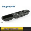 przełącznik podnoszenia szyby - panel lewy Peugeot 407 sekwencyjny - nowy w zamienniku