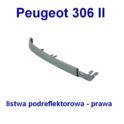 listwa podreflektorowa Peugeot 306 1997- prawa (oryginał Peugeot)