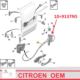 mechanizm zamykania Citroen BERLINGO III lewe przesuwne +CZ (oryginał Citroen)