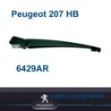 ramię wycieraczki Peugeot 207 tył HB (oryginał Peugeot)
