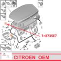 odbojnik klapy tył Citroen C5 III górny - nowy oryginał Citroen