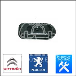 zaślepka karoserii Citroen, Peugeot owalna 20x45mm wklęsła (oryginał Peugeot)
