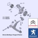 śruba zwrotnica/amortyzator Citroen, Peugeot M10x1,50-65 (oryginał Peugeot)