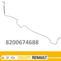 przewód hamulcowy metalowy SCENIC II tył lewy do zacisku - oryginał Renault 8200674688