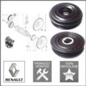 koło pasowe wału Renault 2,3dCi 7PK/152mm - oryginał Renault