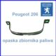 opaska zbiornika paliwa Peugeot 206 - nowy oryginał Peugeot