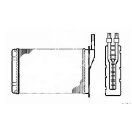 nagrzewnica - wkład Renault SUPER5 / 9/ 11/ Rapid - nowy w zamienniku Hart