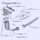 katalizator Peugeot 206 1,1i (Euro3) - zamiennik polski JMJ