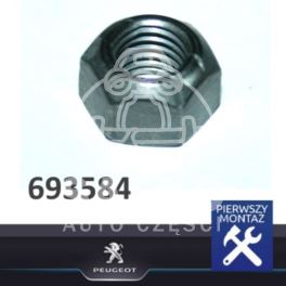 nakrętka M7x1,00-11 samohamowna (oryginał Peugeot)