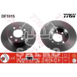 tarcza hamulcowa Renault Clio/ Twingo 238x8mm przód (oryginał TRW)