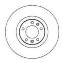 tarcza hamulcowa Peugeot 607 309x32x71x43 przód 5 włoski zamiennik Brembo