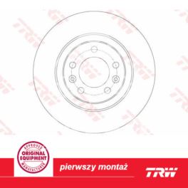 tarcza hamulcowa P508 tył (290x12) - niemiecki oryginał TRW