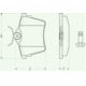 klocki hamulcowe Peugeot 407 04- tył - system LUCAS (producent hiszpański WOKING)