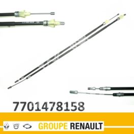 linka hamulcowa Renault SCENIC II (hamulec elektryczny) kpl - oryginał Renault