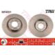 tarcza hamulcowa Peugeot 407 290x12x68x35,3 tył 04- (oryginał TRW)