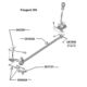 reperaturka lewarka zmiany biegów Peugeot 206 (oryginał Peugeot)
