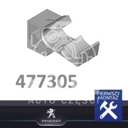 spinka mocowania linki hamulca ręcznego Citroen C2/ C3/.../ Peugeot 2008/ 207/... - nowy oryginał Peugeot